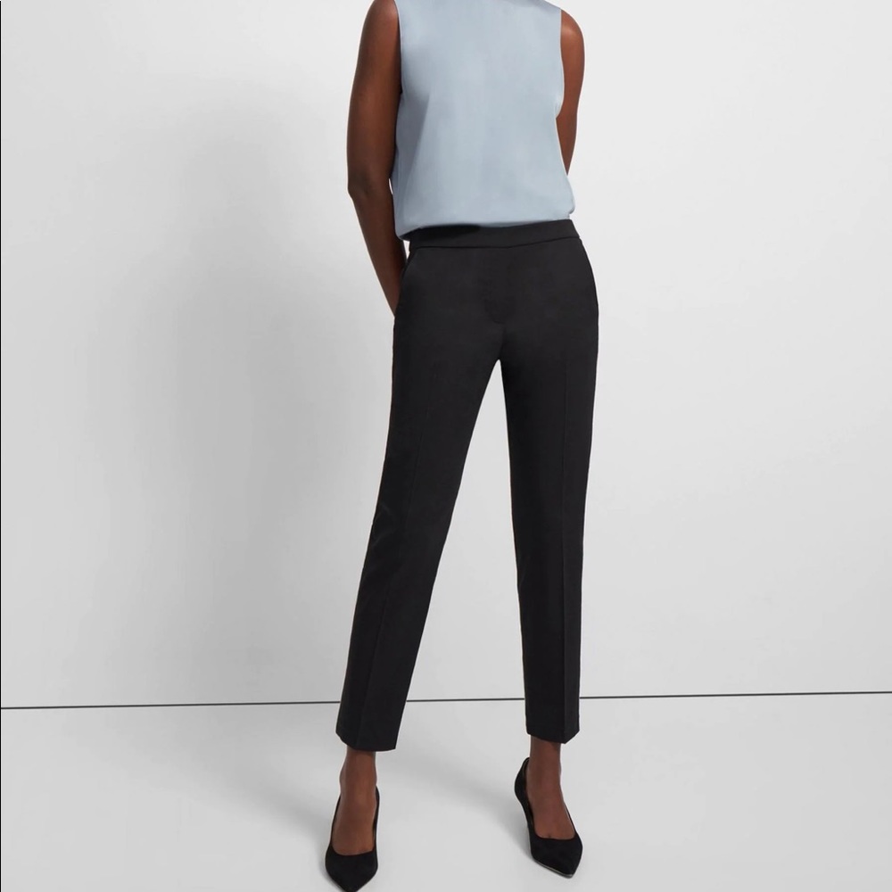 Theory Treeca Pull-On Pant In Good Linen